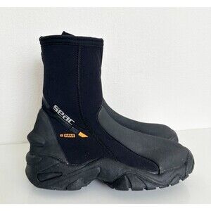 Seac Pro HD 6mm Neoprene Dive Boots Zip Cold Water Scuba Gear Non Slip Sole XS